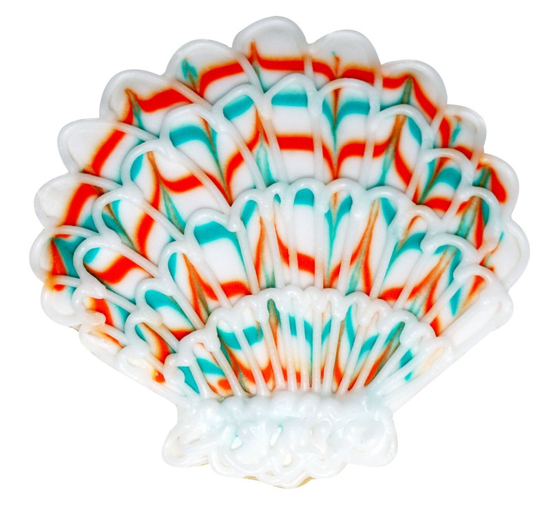 3" Clam Sea Shell Cookie Cutter Tin Steel Sea Ocean Beach Mermaid Luau Party gallery
