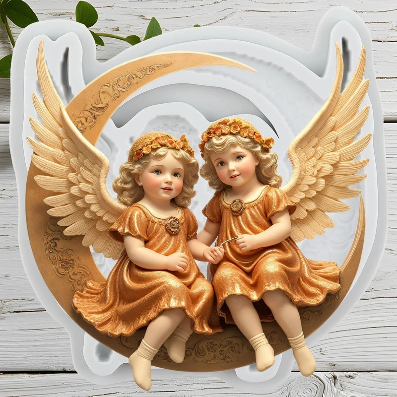 Angel Baby Silicone Mold Fondant Cake Decorating & Candy Chocolate Mold