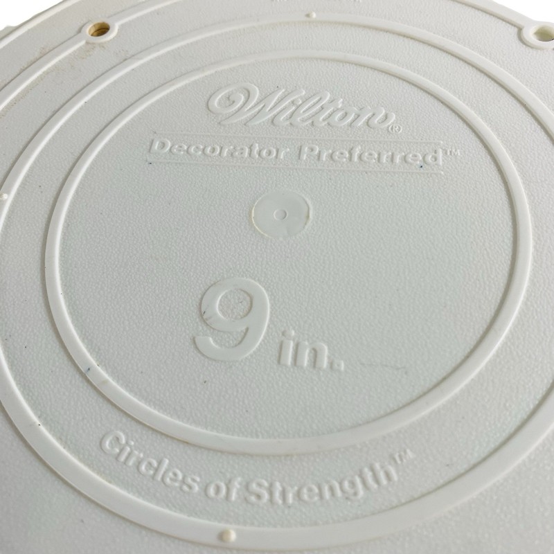 6 Wilton Cake Plates Tiers Assorted Sizes 3 9" 1 11" 1 13" 1 14" Vintage USA gallery