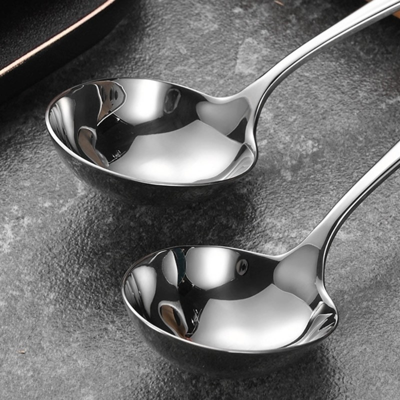 Kitchen Spoon Stirring Spoon Metal Serving Spoon Suitable for Kitchen Dining gallery