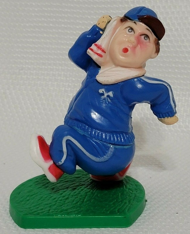 Vintage Wilton Cake Tops Topper Jaunty Jogger 1979 Runner Happy Vtg Blue