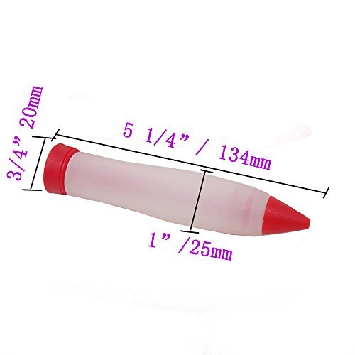2 Pack Silicone Cake Writing Pen Cookie Cream Pastry Chocolate Decorating Pen gallery