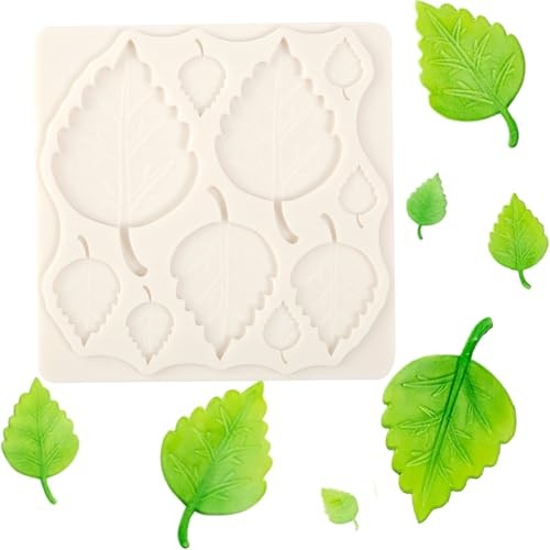 1 Pcs Leaf Chocolate Fondant Mold, Exquisite Maple Leaf Candy Silicone Molds, gallery
