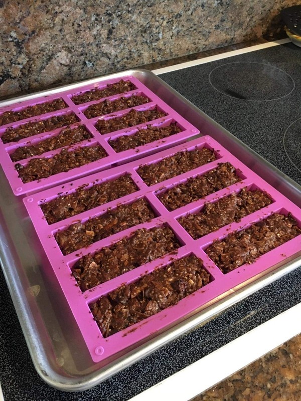 Large Rectangle Silicone Mold 2 PCS 8-Cavity Granola Bar Nutrition Purple gallery