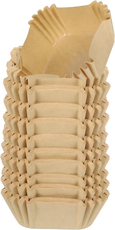 100pcs Mini Square Cupcake Liners Standard Size Paper Baking Cups Disposable No