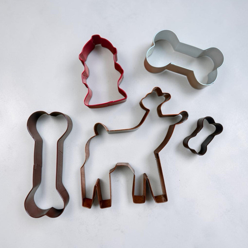 Dog Bones, Dog & Fire Hydrant Metal Cookie Cutter Set, Animal