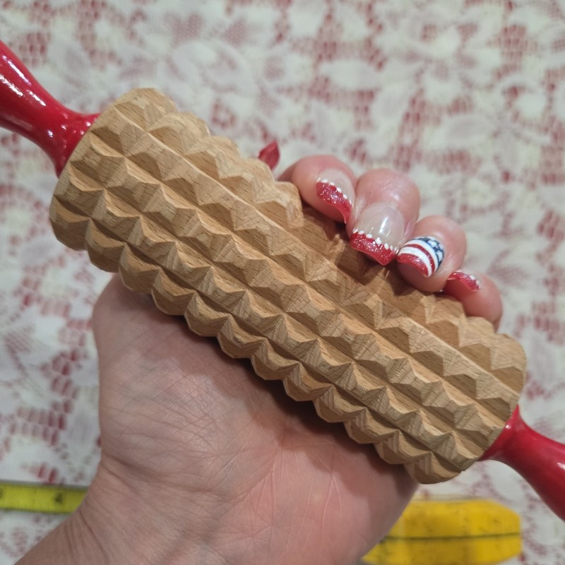 Rolling Pin Textured Kruskavel (Swedish) Waffled Kid Size (Slightly Used) gallery