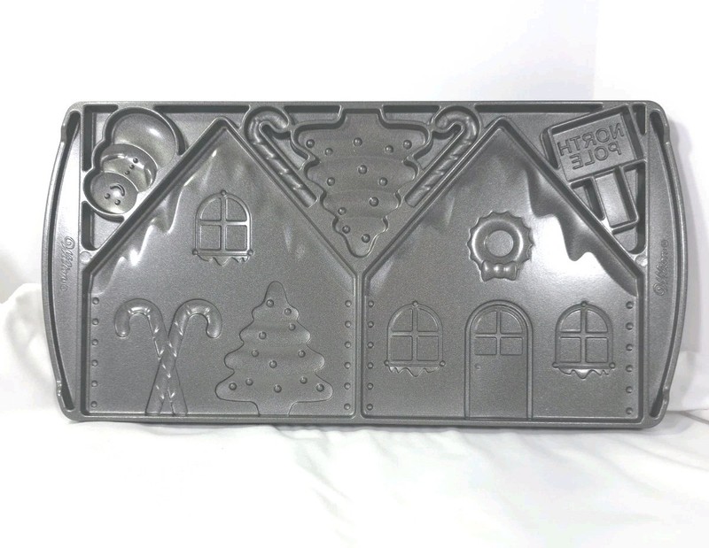 Wilton 2-Sided Gingerbread House Christmas Candy Mold – Holiday