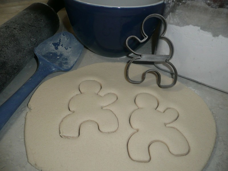 NINJA GINGERBREAD MEN OUTLINES FOUR POSES CHRISTMAS SET OF 4 PR1392 gallery