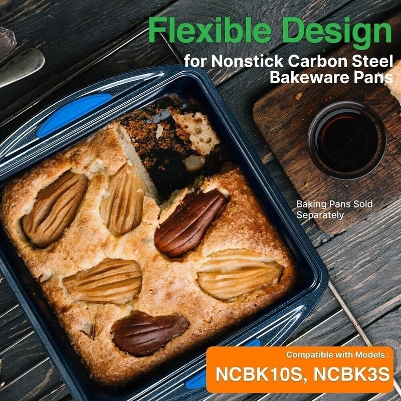 NutriChef Blue Silicone Handles-Flexible Design for Bakeware Pan-NCBK10S, NCBK3S gallery