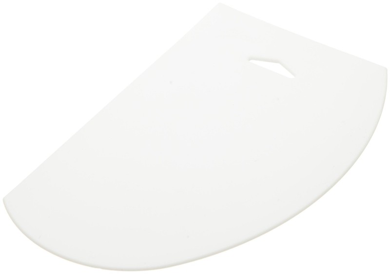 Ateco Large Plastic Bowl Scraper & Icing Smoother , (Single), White