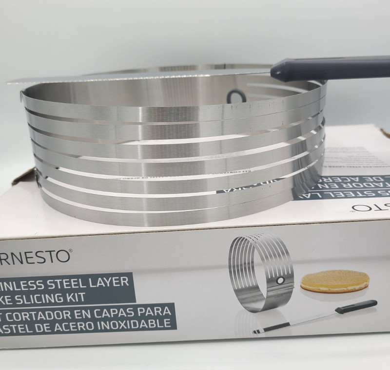 Layer Cake Slicing Kit Stainless Steel 2pc Ernesto gallery