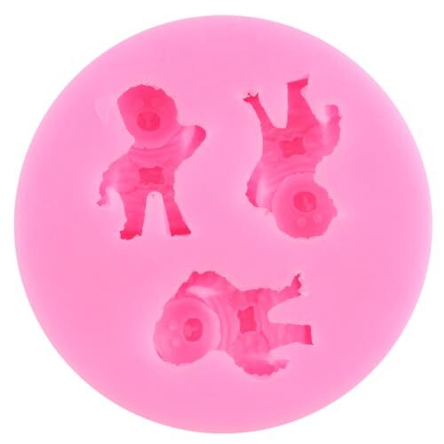 Space Theme Mold Astronaut Silicone Molds Spaceship Planet Rocket Style A gallery