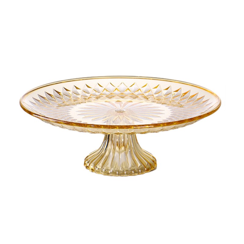 Round Cake Stand Serving Tray Food Grade Safe Serving Plates for Cake Dessert gallery