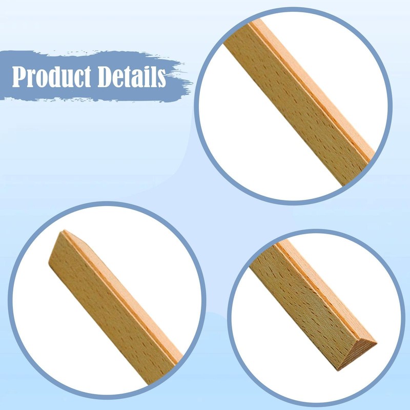 Triangle Bar Handwork Tool for Cooking Nonstick Multipurpose Wooden Tool for gallery