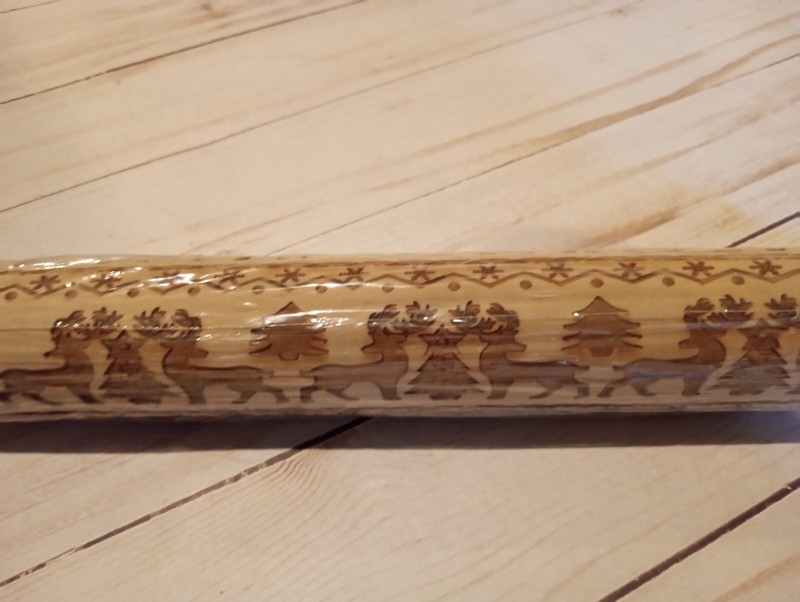 Scandinavian Christmas Embossed Rolling Pin Sugar Cookies Christmas Design gallery