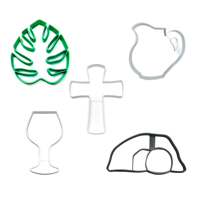 HOLY WEEK HE IS RISEN PITCHER EMPTY TOMB EASTER SET OF 5 COOKIE CUTTERS PR1787
