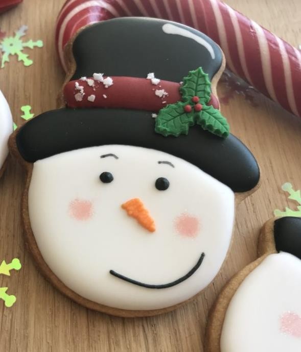 Snowman Cookie Cutter 3 pc Set Snowman Face Frosty Holiday Cookies gallery