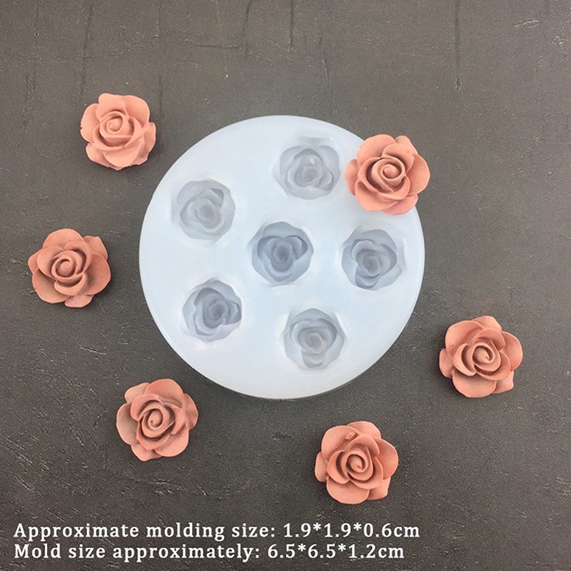 3D Rose Flower Shape Leaf Silicone Molds Fondant Chocolate Mold Candle Mold gallery