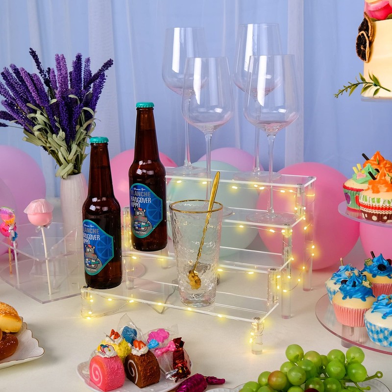 Display Shelf Cake Stand – 4 Tier Shelf Cake Pop Stand – Multifunctional and ... gallery