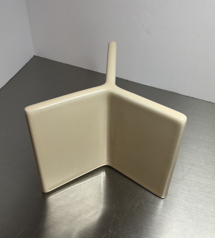 Three Sided Ceramic 5” RISER Stand, For Cakes, Platters, Plants, Display, Decor gallery
