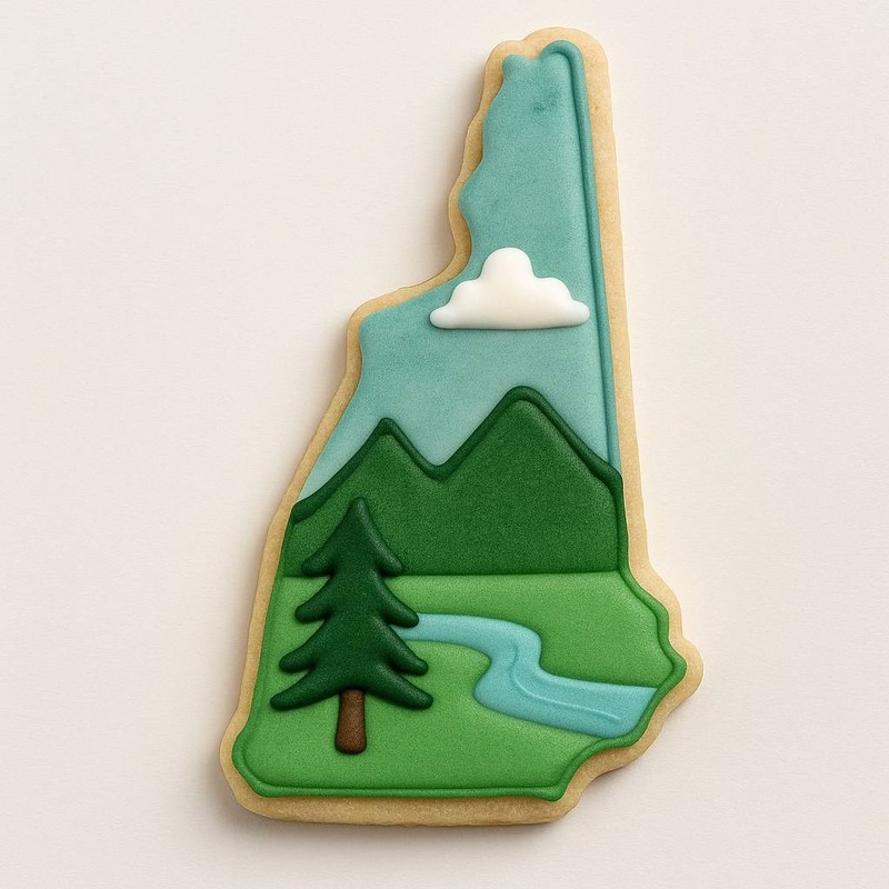 New Hampshire State 3.5'' Cookie Cutter Metal College Football Birthday Party Gr gallery