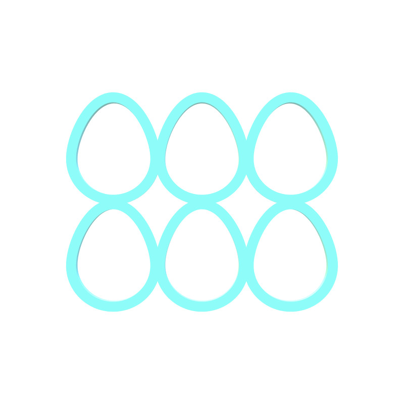 Easter Egg Cookie Cutter | Single Cutter & Multi Cutter Options gallery