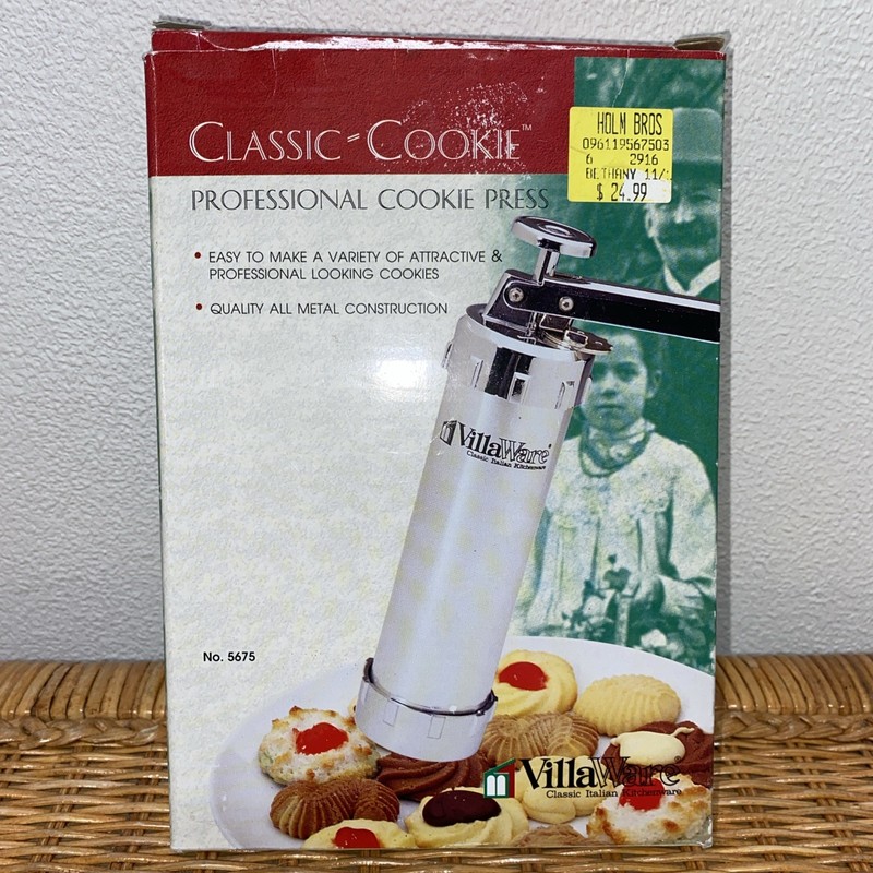 VillaWare Classic Cookie Professional Press 5675 Christmas Italian Kitchenware