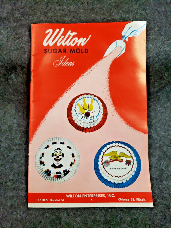 Vintage Wilton SUGAR MOLD Instructions Ideas Book Recipes Paperback(C18B1) gallery