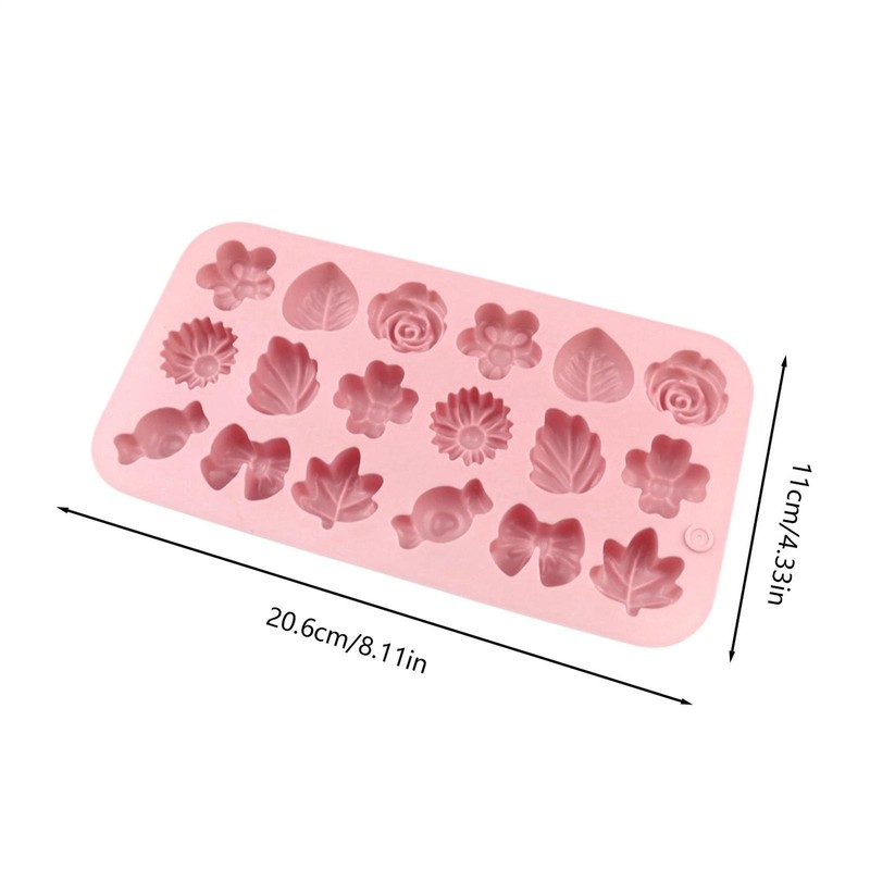 Chocolate Flower Molds 2 Piece Food Grade Kitchen Tools Silicone Flower Mold gallery