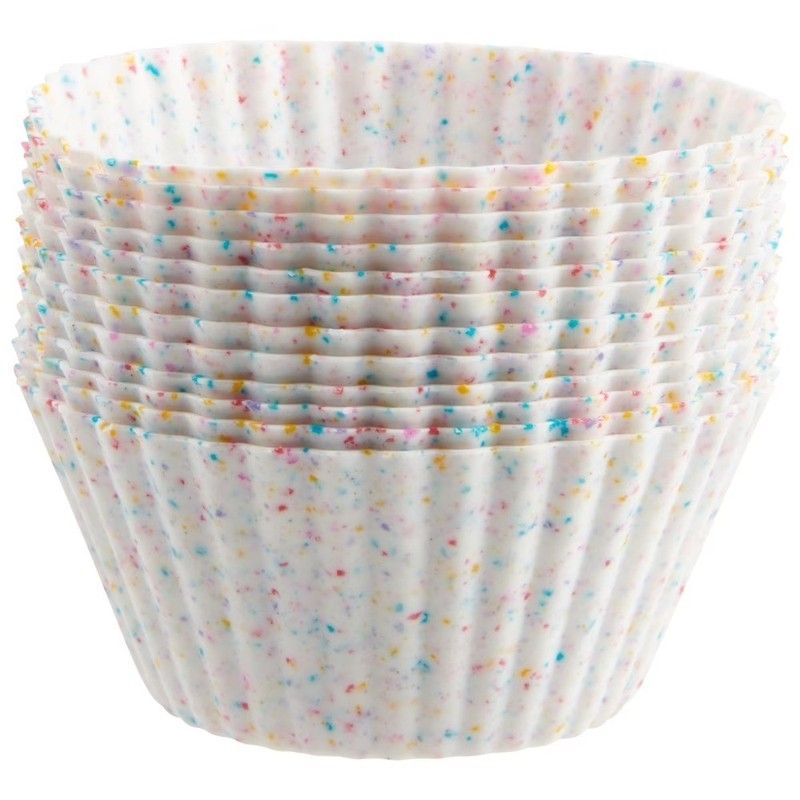 Reusable Silicone Baking Cups for Muffins Cupcakes Egg Bites Quiches Tartlets