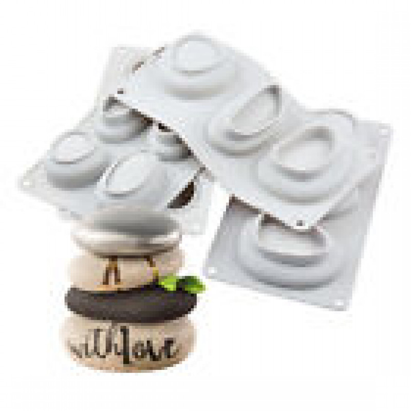 Silicone Cobblestone Shaped Cake Mold 3D Pebbled Pastry Mold Baking Mold gallery