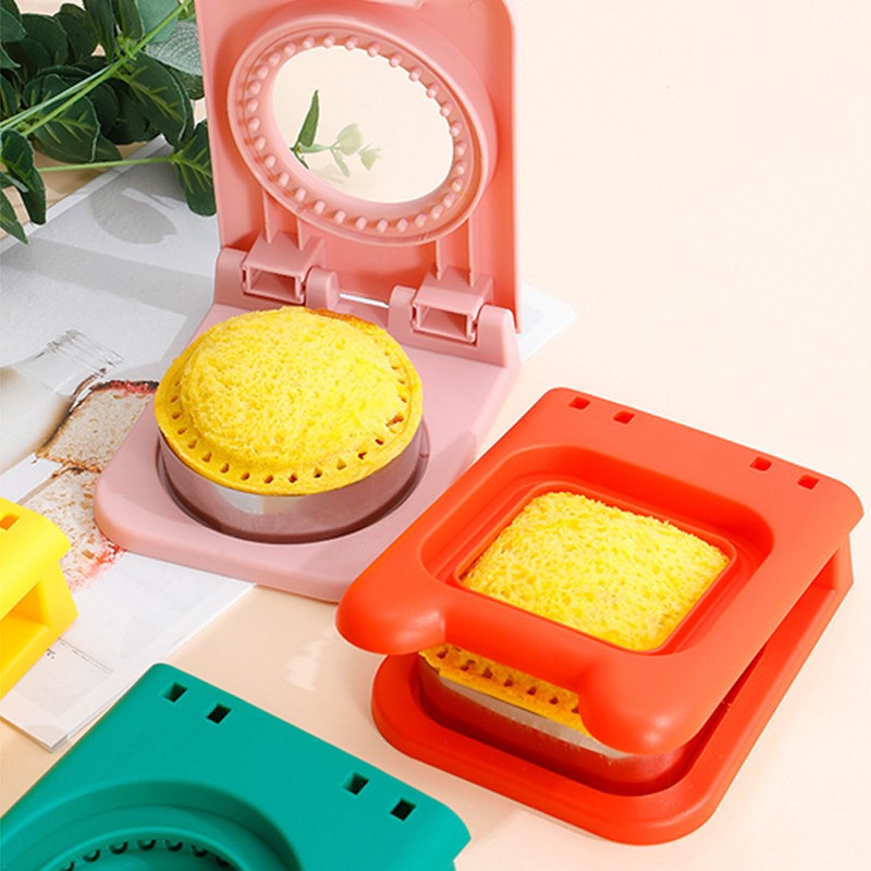 Creative Sandwich Mold Toast Cutter DIY Stainless Steel Kitchen Baking Mold Tool gallery