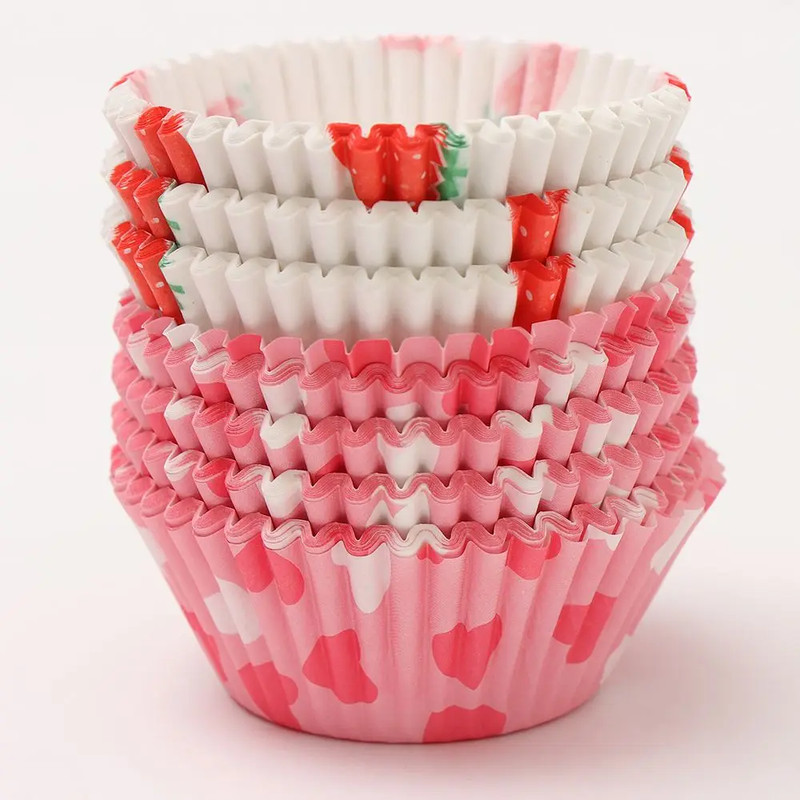 100PCS Cake Cups Paper Cupcake Liner Wrappers Cup Baking Muffin Boxes Cake Liner gallery