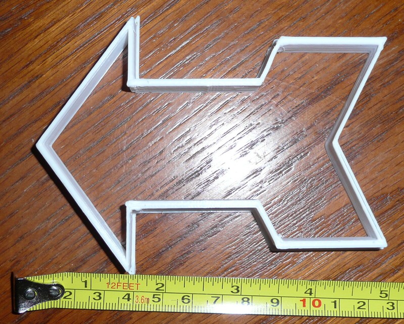 LARGE ARROW BAKING TOOL SPECIAL OCCASION CAKE COOKIE CUTTER USA PR285L gallery
