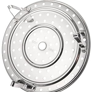 5 Sizes 304 Stainless Steel Steamer Rack, Pressure Cooker Canner Rack & Cooling gallery