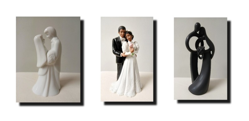 Vintage Elegant Wedding Figurines ~ you choose ~ 3 styles ~ Wilton/Enesco