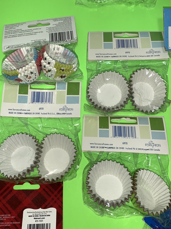 Cake Cups In Variety, Mini & Regular Sizes Foil Cake Liners 11 Packs Baking Cups gallery