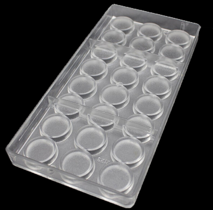 Round Shaped New Polycarbonate Sweet Candy Mold Poly-carbonate Chocolate Mould gallery