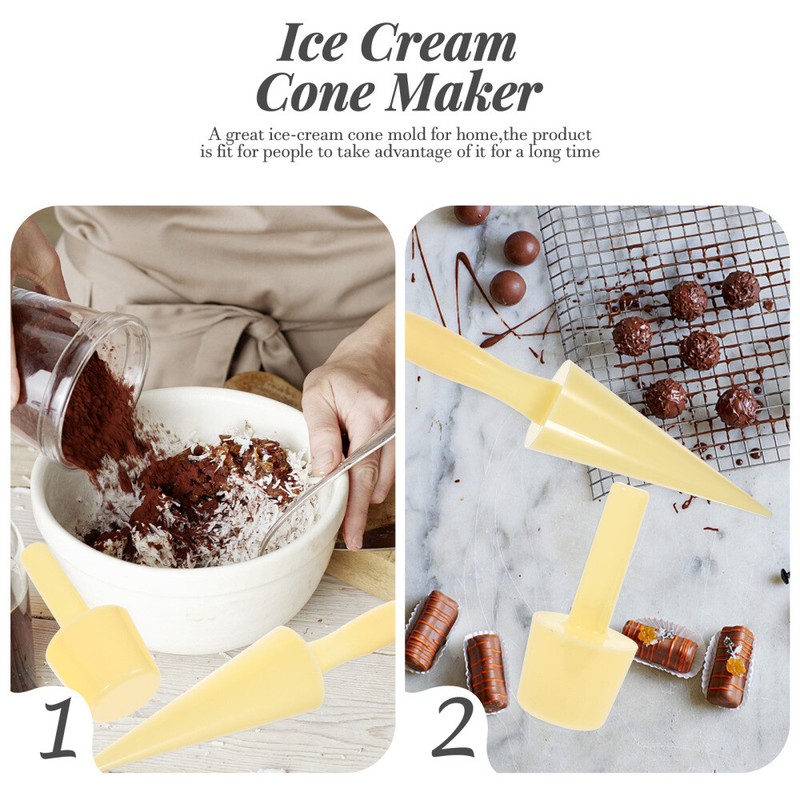 1 Set Ice Cream Bowl Cone Mold Bread Making Tools Food Molds Forming Machine gallery