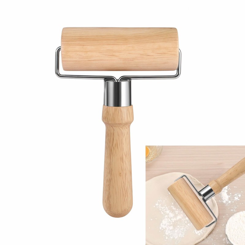 Top Rolling Pins for Pizza&Dough – Non-Stick, Wooden & Easy Clean, Baking, Pa…