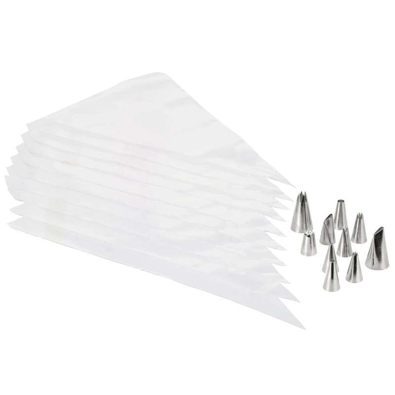 Buttercream Cake Decorating Kit - 20-Piece Set with Piping Tips & Icing Bags gallery
