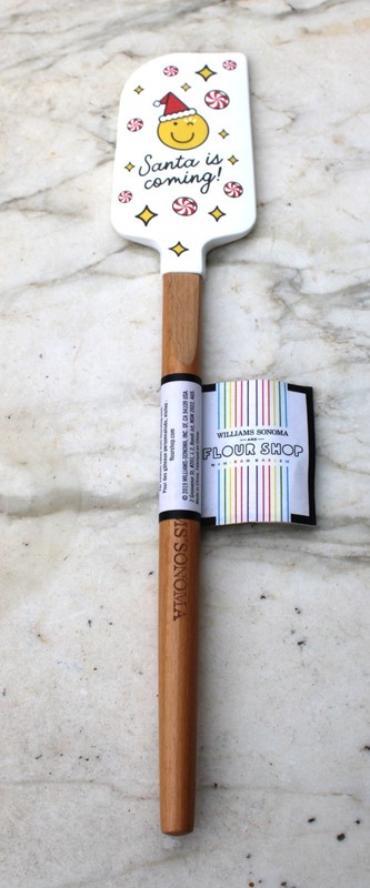 WILLIAMS SONOMA FLOUR SHOP CHRISTMAS SPATULA "SANTA IS COMING" 12 1/2 LENGTH NWT gallery