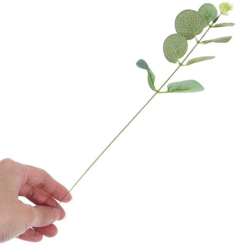 20 Pcs Green Plant Decoration Eucalyptus Cake Topper Decorations Edible gallery