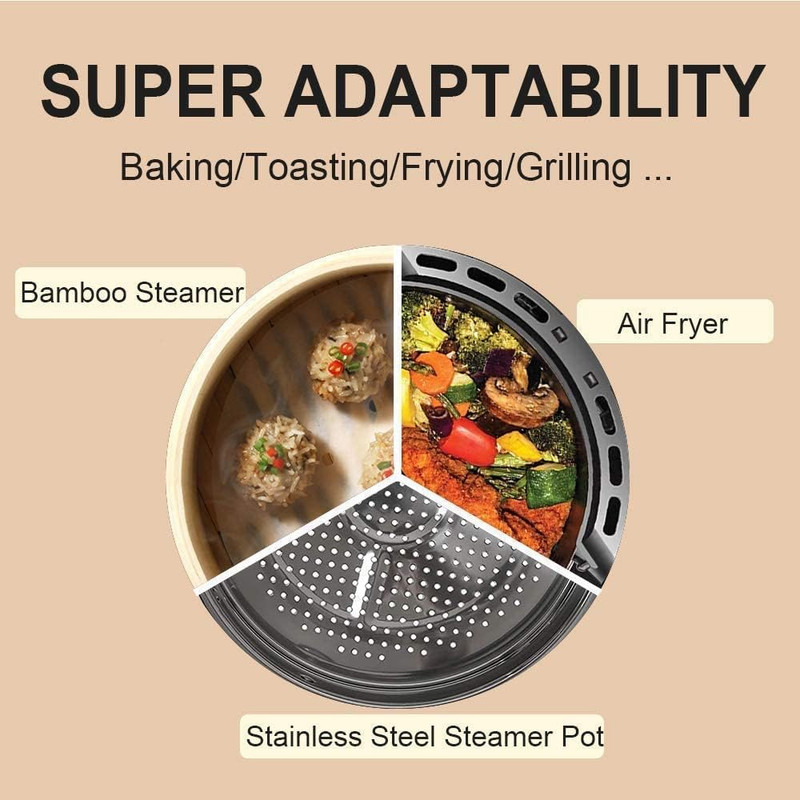 Air Fryer Parchment Paper Liners, 7 Inch Disposable Papers Liner for 2.5-4QT Bak gallery
