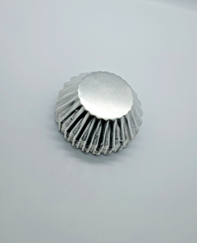 10pcs Reusable Aluminum Silver Baking Tin Cupcake Egg Tart Cookie Pudding Mold gallery