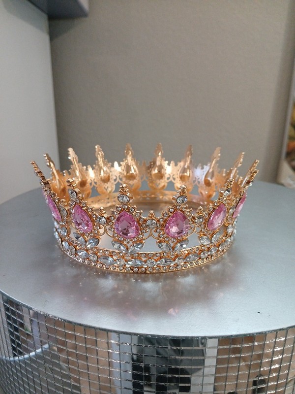 Crown Cake Topper Hairband Crown Costume Accessories Cupcake Photo Prop Princess gallery