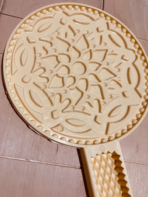 Mold Bread, Plastic Unique Design Mamoul Cookie Handcrafted,4/designs in 1/Piece gallery
