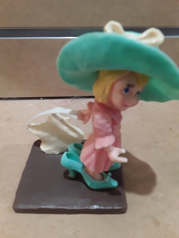 Vintage Wilton Girl Dress Up Cake Topper Figurine 1979