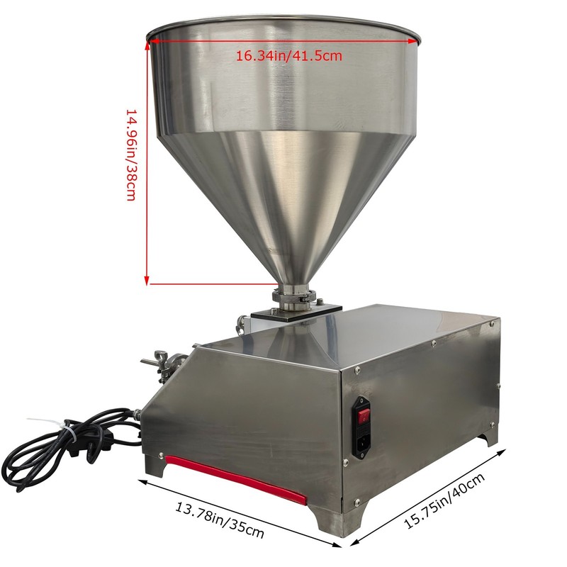 20L Automatic Electric Cream Filling Machine 110V Cupcake Pastry Puff Jam Filler gallery